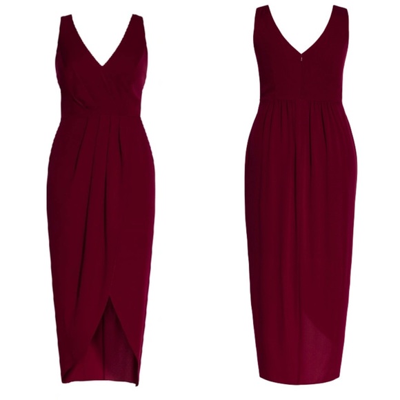 🌼 City Chic, Cherish Maxi, Garnet, Sleeveless Dress - NWT - Picture 1 of 16